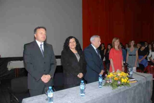 Autoridades UNICEN Acto de Colación